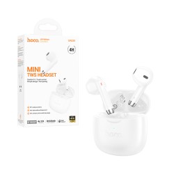 Auscultadores True Sem Fio Hoco EW201 Graceful Branco Geada